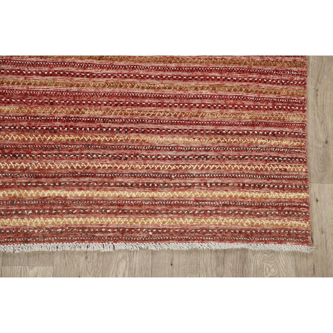 Gabbeh Kashkoli Oriental Modern Area Rug Wool Handmade Foyer Carpet - 5'3" x 8'1"