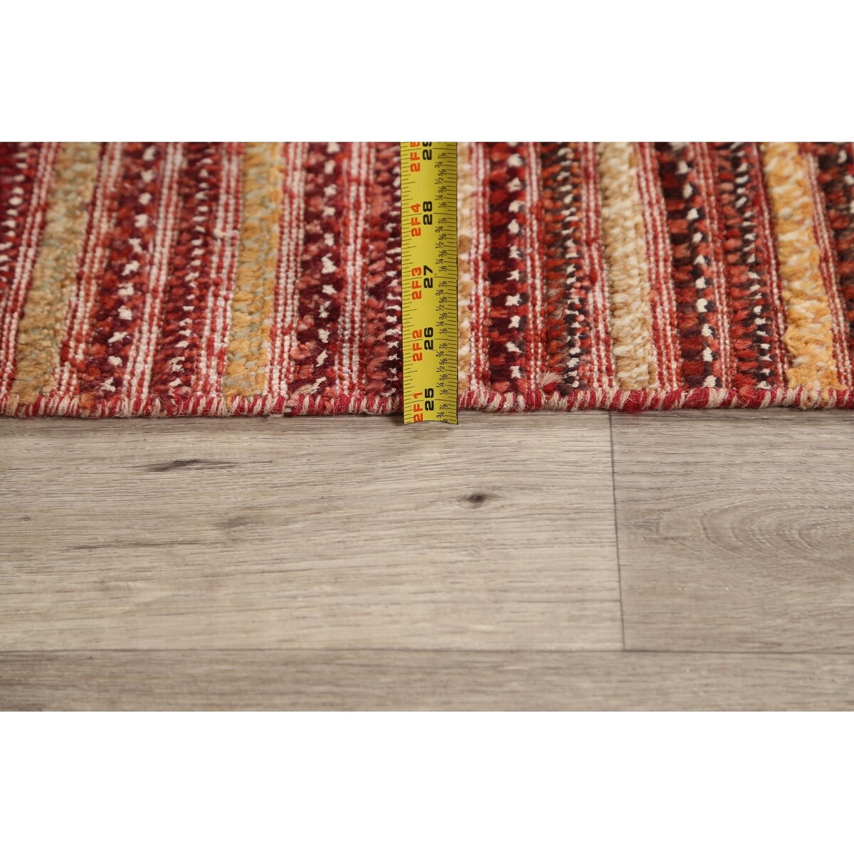 Gabbeh Kashkoli Oriental Modern Area Rug Wool Handmade Foyer Carpet - 5'3" x 8'1"