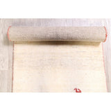 Gabbeh Modern Solid Hand Made Wool Persian Small Area Rug - 4'2" x 2'7"