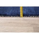 Gabbeh Modern Tribal Hand Knotted Wool Persian Area Rug - 4'9" x 3'1"