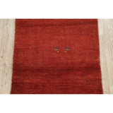 Gabbeh Modern Tribal Hand Made Wool Persian Area Rug - 4'6" x 3'1"