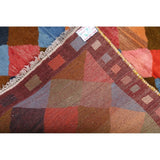 Gabbeh Modern Tribal Hand Made Wool Persian Area Rug - 5'3" x 3'10"