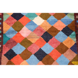 Gabbeh Modern Tribal Hand Made Wool Persian Area Rug - 5'3" x 3'10"