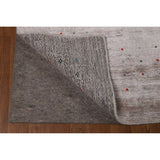 Gabbeh Oriental Area Rug Handmade Living Room Silk Carpet - 8'11" x 11'7"