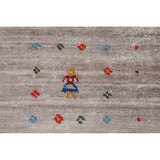 Gabbeh Oriental Area Rug Handmade Living Room Silk Carpet - 8'11" x 11'7"