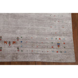 Gabbeh Oriental Area Rug Handmade Living Room Silk Carpet - 8'11" x 11'7"