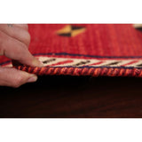 Gabbeh Oriental Hand Knotted Wool Persian Rug - 8'5" x 3'2" Runner
