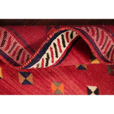 Gabbeh Oriental Hand Knotted Wool Persian Rug - 8'5" x 3'2" Runner
