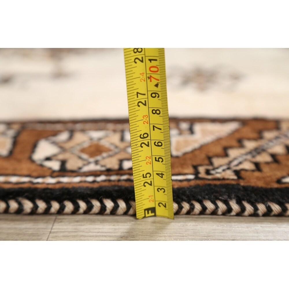 Gabbeh Shiraz Hand Knotted Wool Persian Modern Area Rug Tribal Carpet - 6'4" x 3'6"