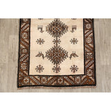 Gabbeh Shiraz Hand Knotted Wool Persian Modern Area Rug Tribal Carpet - 6'4" x 3'6"