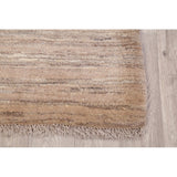 Gabbeh Zollanvari Contemporary Solid Striped Handmade Persian Area Rug - 3'11" x 2'11"