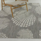 Gaden Coastal Shell Indoor/Outdoor Area Rug