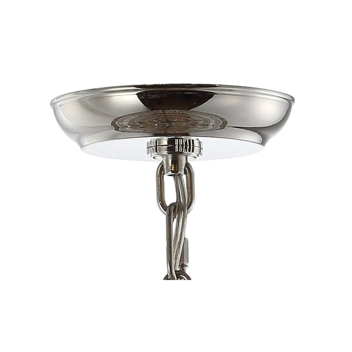 Gaines Crystal LED Chandelier, Polished Nickel/Clear by JONATHAN Y