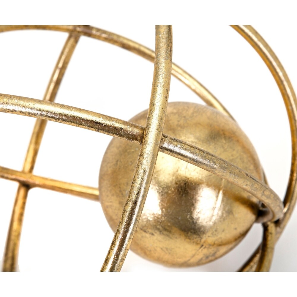 Galaxy Gold Metallic Decorative Balls (Set of 3)