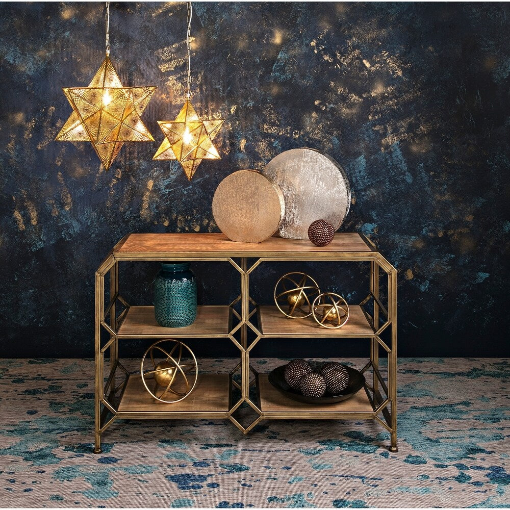 Galaxy Gold Metallic Decorative Balls (Set of 3)