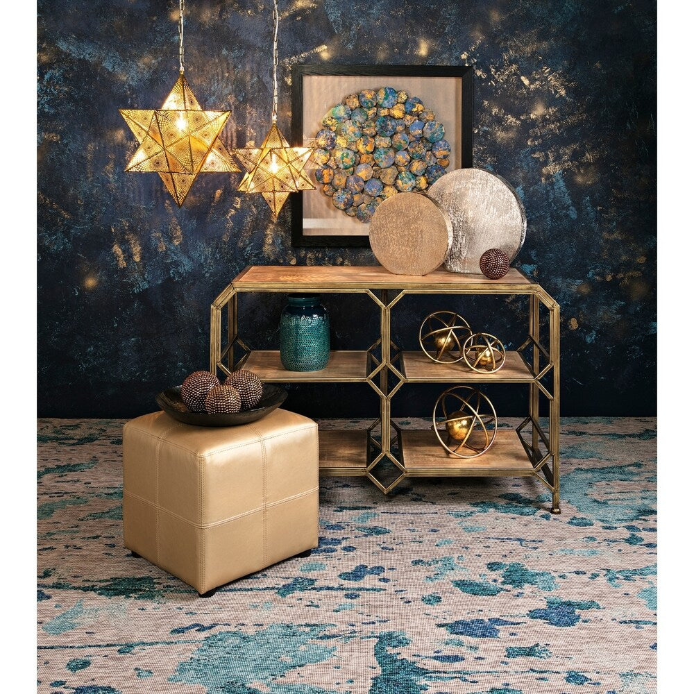 Galaxy Gold Metallic Decorative Balls (Set of 3)