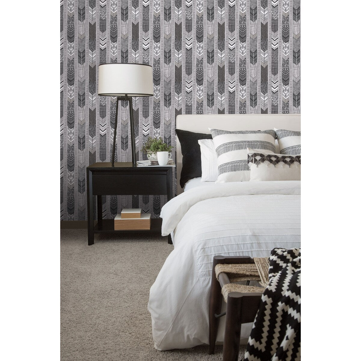 Galerie Wallcoverings Global Fusion Arrows Non-woven Matte Wallpaper Roll