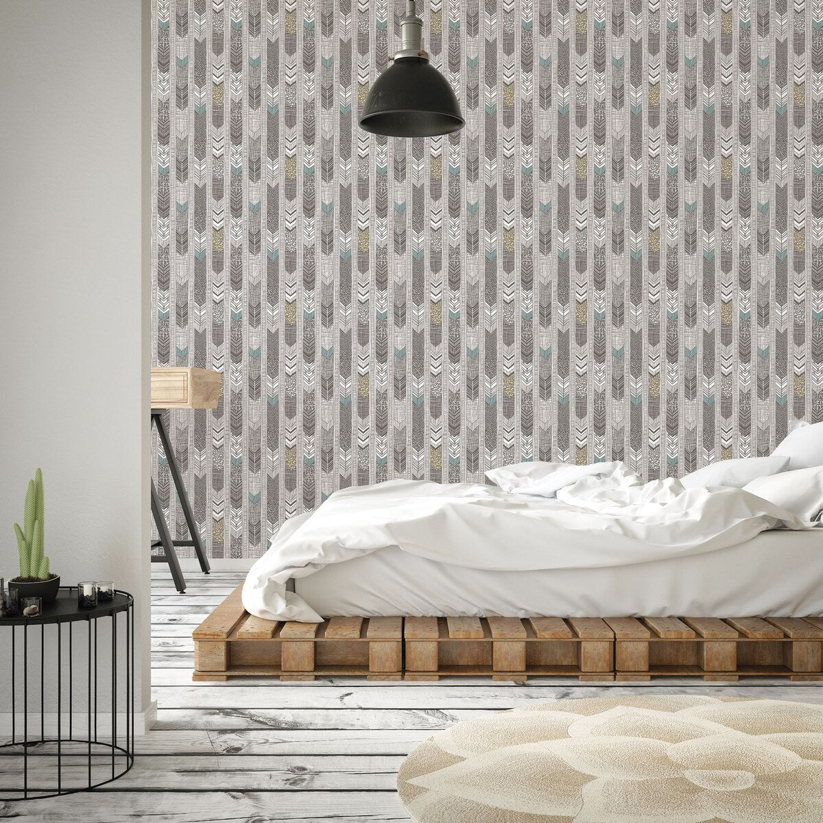 Galerie Wallcoverings Global Fusion Arrows Non-woven Matte Wallpaper Roll