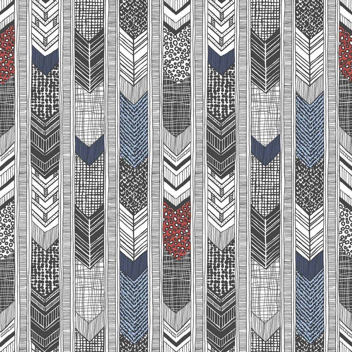 Galerie Wallcoverings Global Fusion Arrows Non-woven Matte Wallpaper Roll