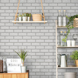 Galerie Wallcoverings Into The Wild Metro Tile Non-woven Metallic Wallpaper Roll