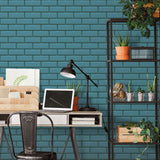 Galerie Wallcoverings Into The Wild Metro Tile Non-woven Metallic Wallpaper Roll
