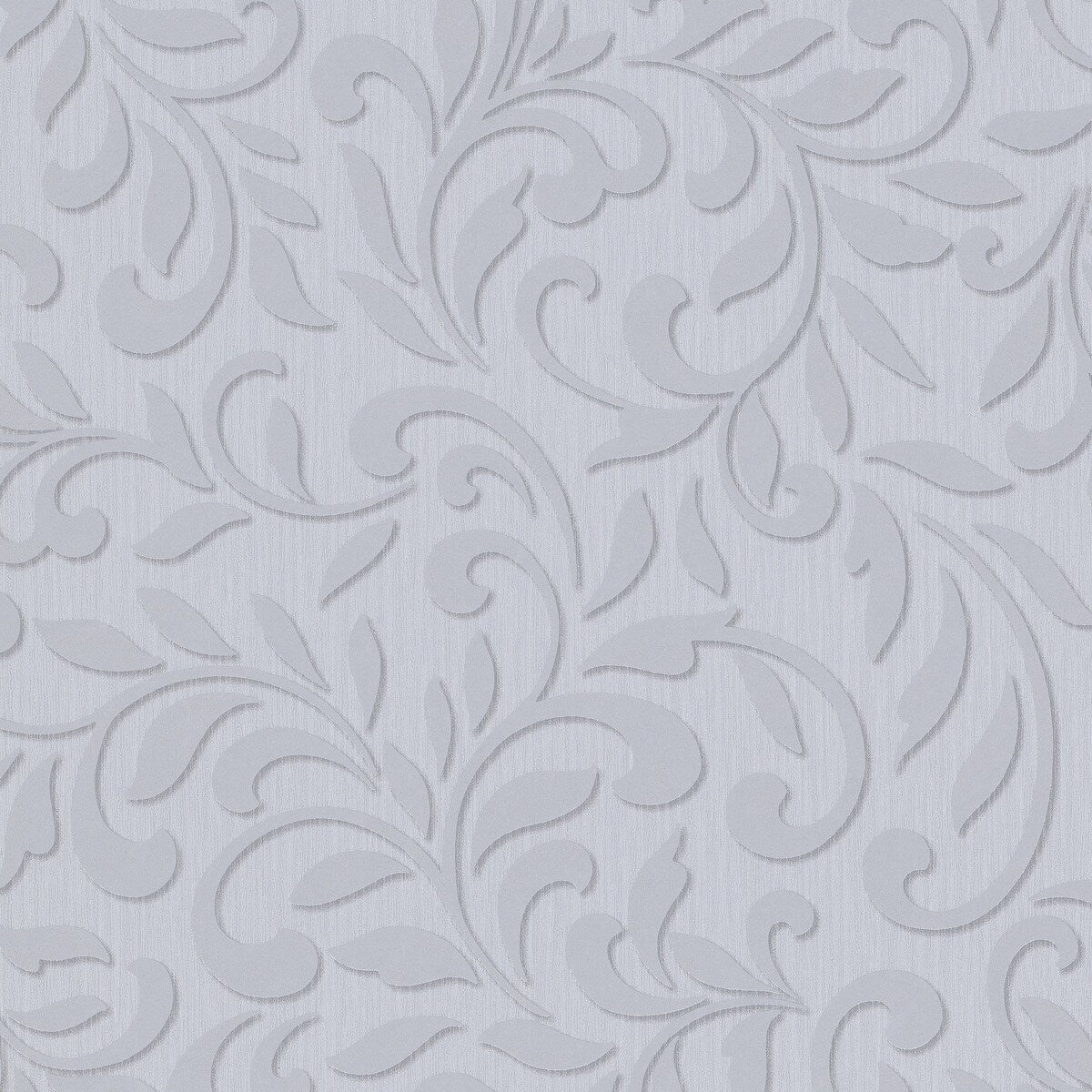 Galerie Wallcoverings Leafy Scroll Damask Vinyl on Non-woven Metallic Wallpaper Roll