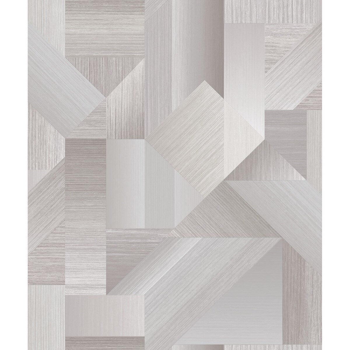 Galerie Wallcoverings TexStyle Collection Geometric Shape Shifter Non-woven Metallic Wallpaper Roll