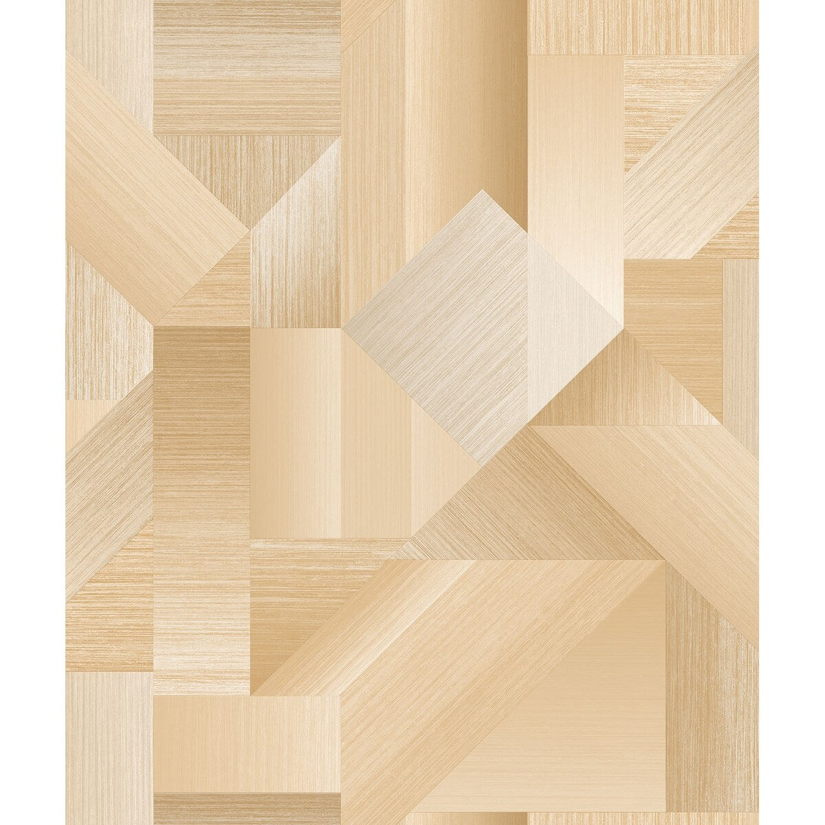 Galerie Wallcoverings TexStyle Collection Geometric Shape Shifter Non-woven Metallic Wallpaper Roll