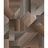 Galerie Wallcoverings TexStyle Collection Geometric Shape Shifter Non-woven Metallic Wallpaper Roll