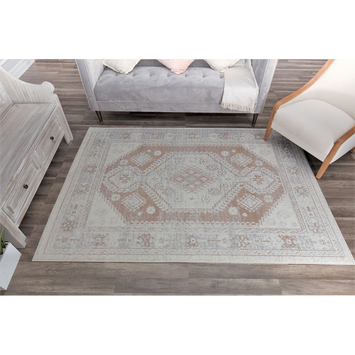 Gallagher Vintage Medallion Area Rug