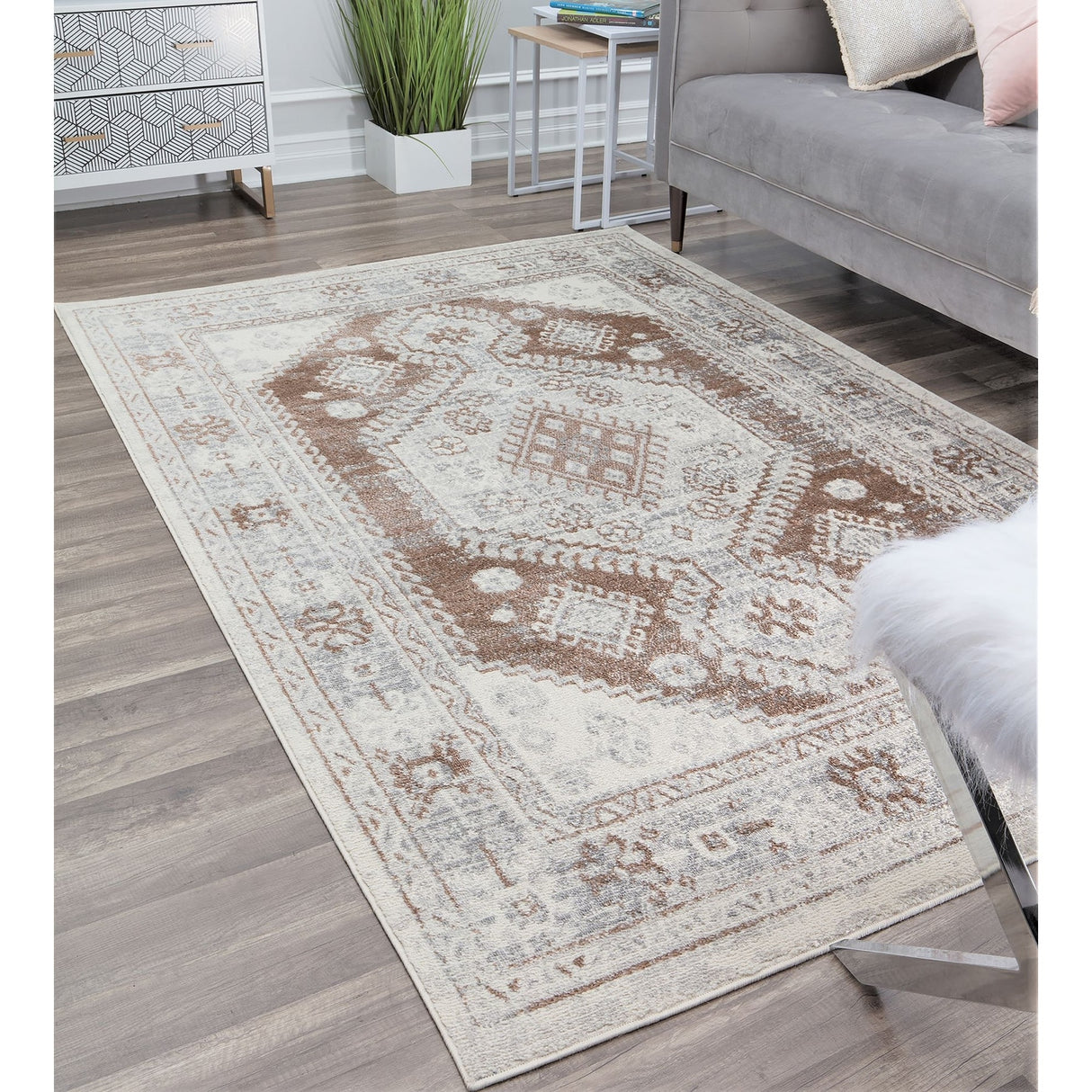 Gallagher Vintage Medallion Area Rug