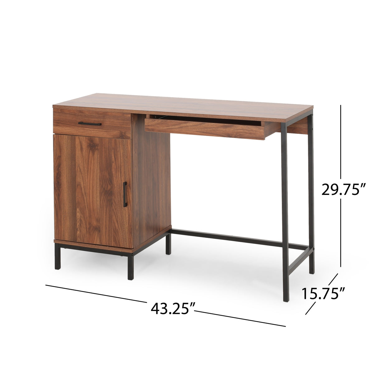 Gallaudet Faux Wood Computer Desk by Christopher Knight Home