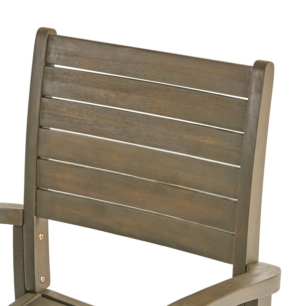 Galleon Outdoor 8 Seater Acacia Wood Dining Set by Christopher Knight Home
