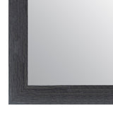 Gallery Solutions 16x57 Framed Floor Free Standing Mirror with Easel - 16" x 57"