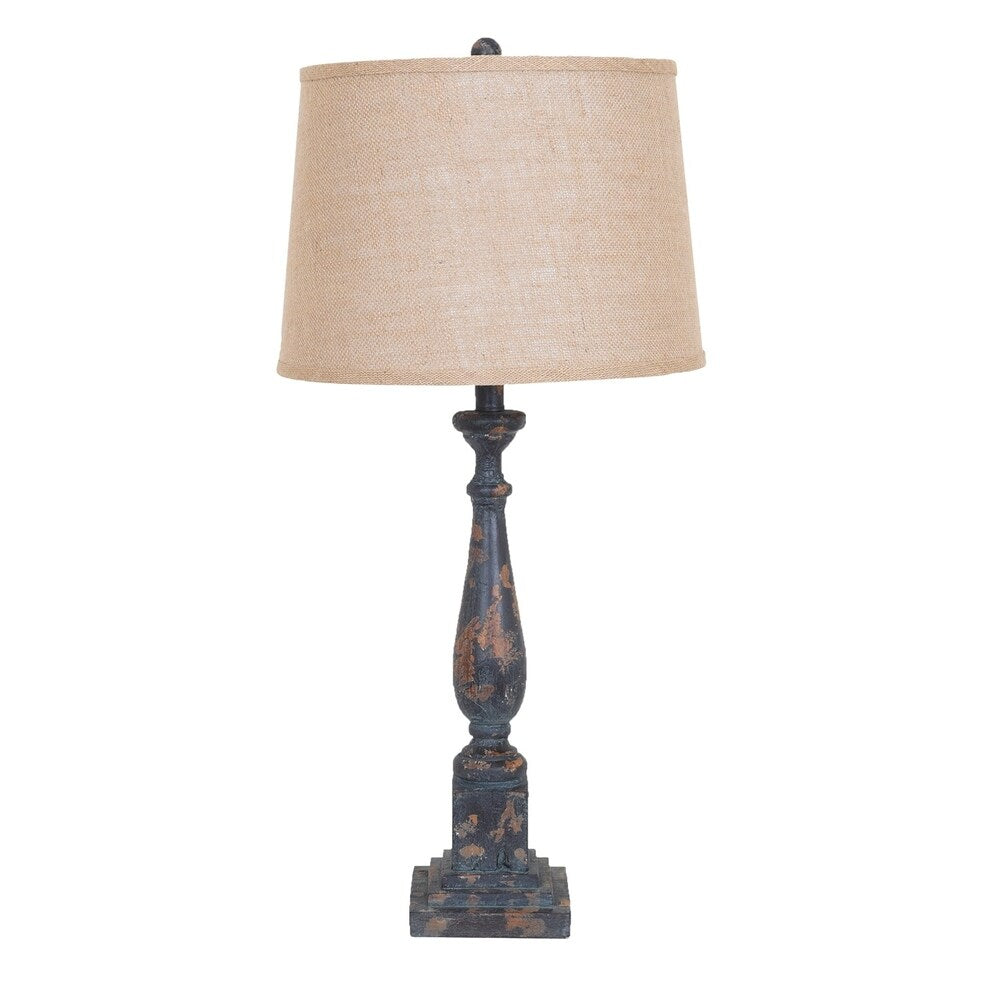Gallo Rustic Black 30-inch Table Lamp - N/A