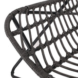 Galtin Outdoor Wicker and Iron Accent Chairs (Set of 2) by Christopher Knight Home
