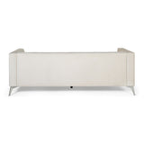 Galvin Tufted Velvet 3-seat Sofa by Christopher Knight Home - 88.00" W x 32.00" L x 30.00" H