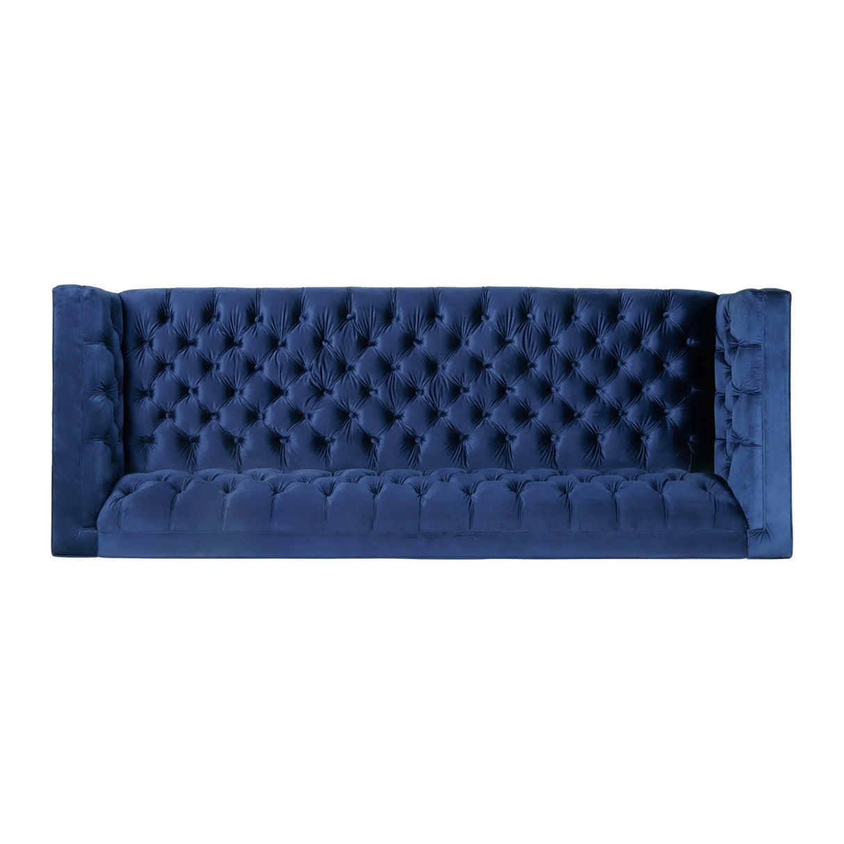 Galvin Tufted Velvet 3-seat Sofa by Christopher Knight Home - 88.00" W x 32.00" L x 30.00" H