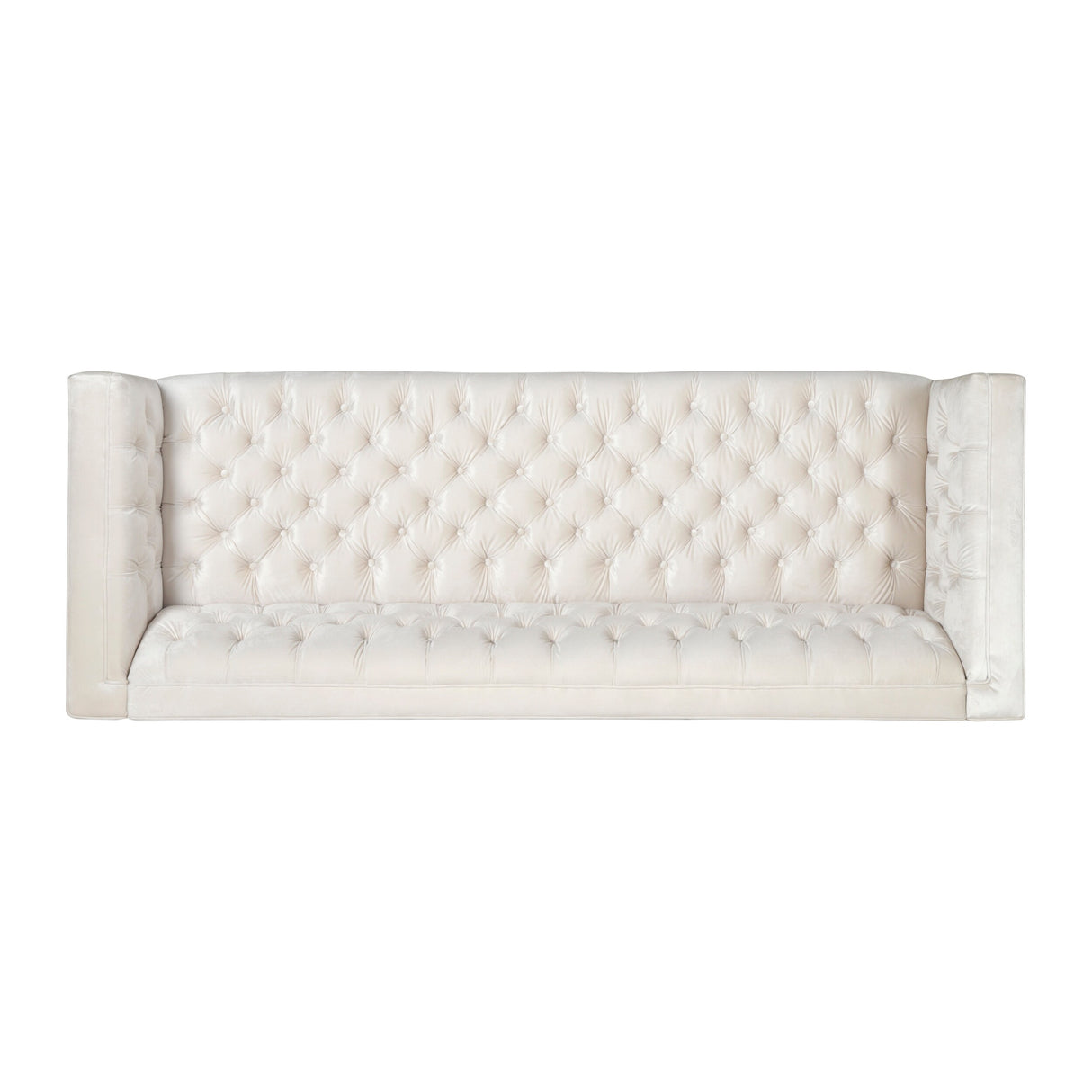 Galvin Tufted Velvet 3-seat Sofa by Christopher Knight Home - 88.00" W x 32.00" L x 30.00" H