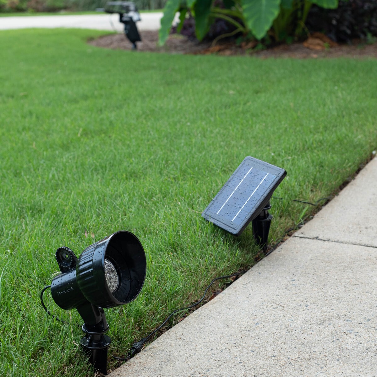 Progressive 100 LM Solar Outdoor Landscape Pathway Accent Spotlight