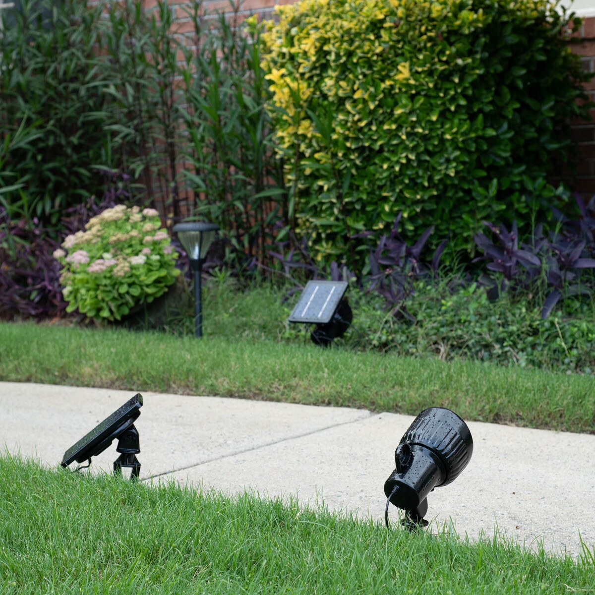 Progressive 100 LM Solar Outdoor Landscape Pathway Accent Spotlight