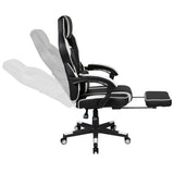 Gaming Bundle-Cup/Headphone Desk & Reclining Footrest Chair