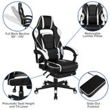 Gaming Bundle-Cup/Headphone Desk & Reclining Footrest Chair