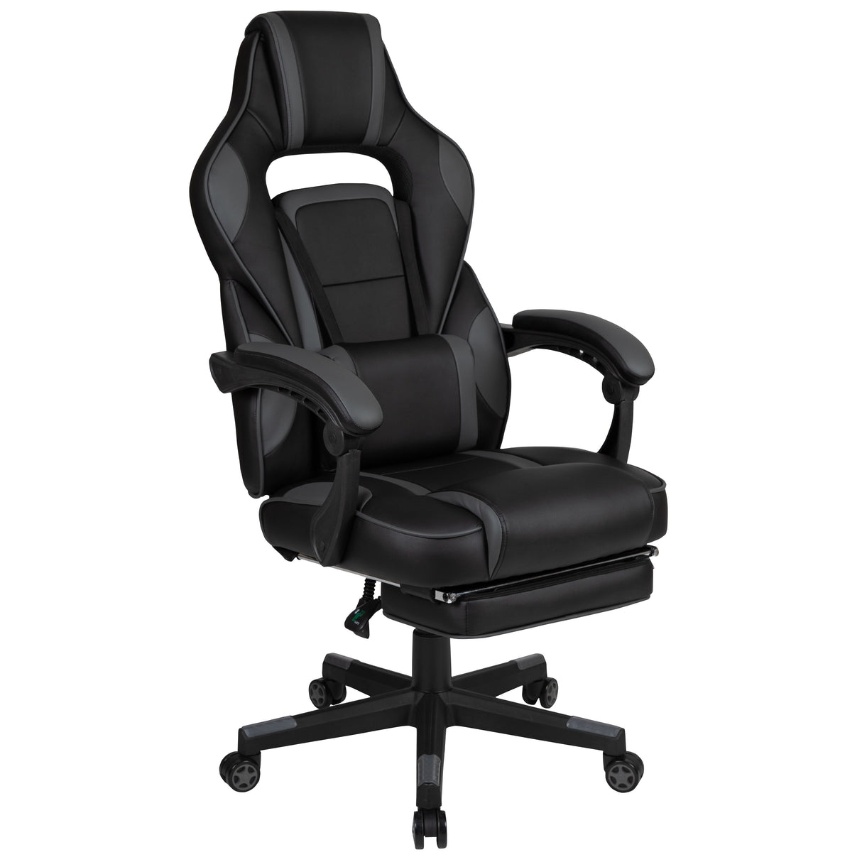 Gaming Bundle-Cup/Headphone Desk & Reclining Footrest Chair