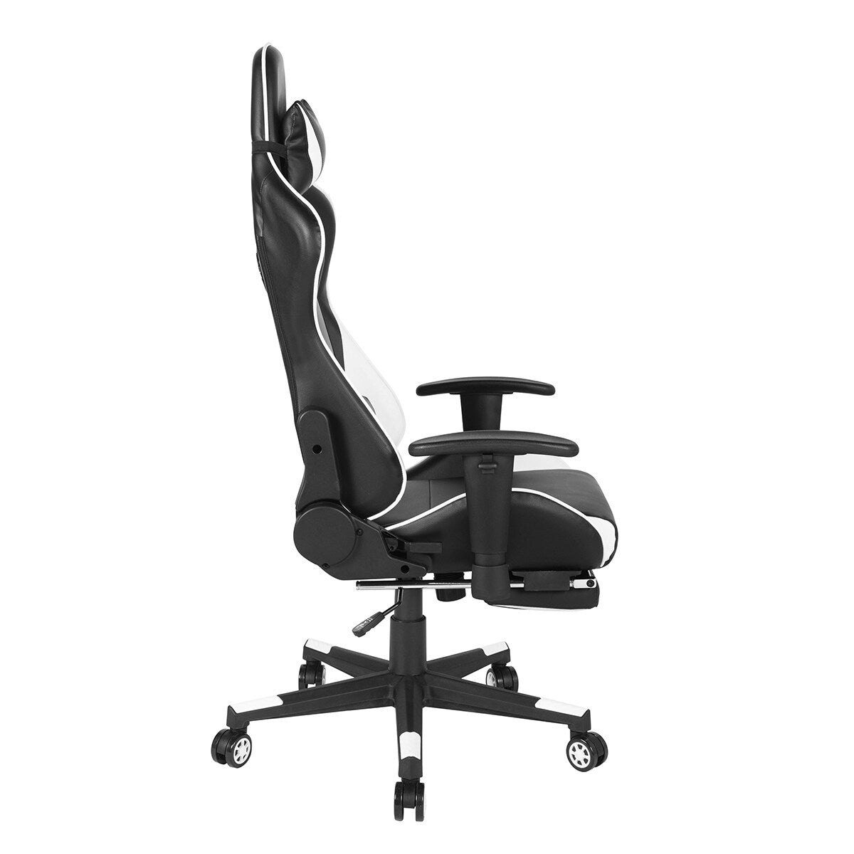 Gaming Chair with Swivel & Lumbar Support Adjustable Height