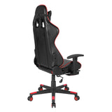 Gaming Chair with Swivel & Lumbar Support Adjustable Height