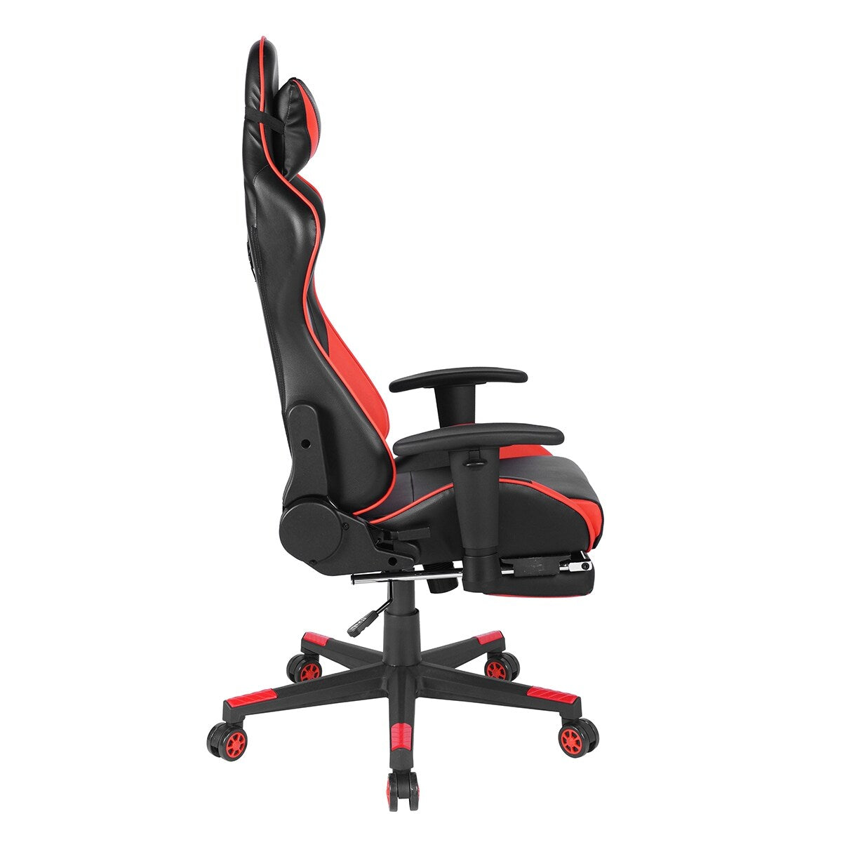 Gaming Chair with Swivel & Lumbar Support Adjustable Height