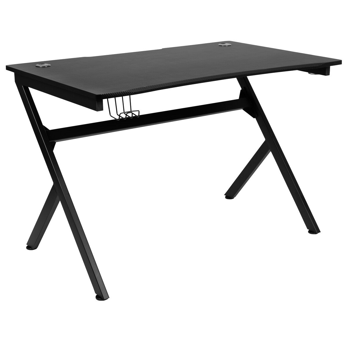 Gaming Desk Bundle - Cup/Headphone Holders, Wire Management