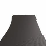 Gaming Desk, Z-Shaped Professional E-Sport Gamer Workstation with LED Lights & Large Carbon Fiber Surface, Ergonomic PC Gaming