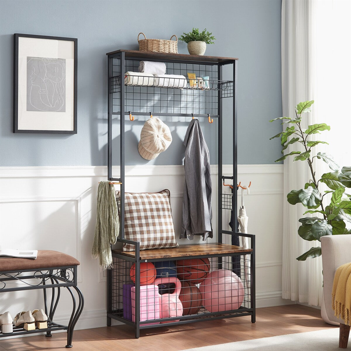 Garage Sports Equipment Organizer